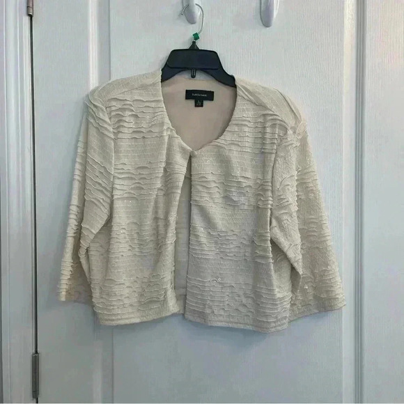 R&M Richards Sweaters - Shrug with 3/4 Sleeves by R&M Richards